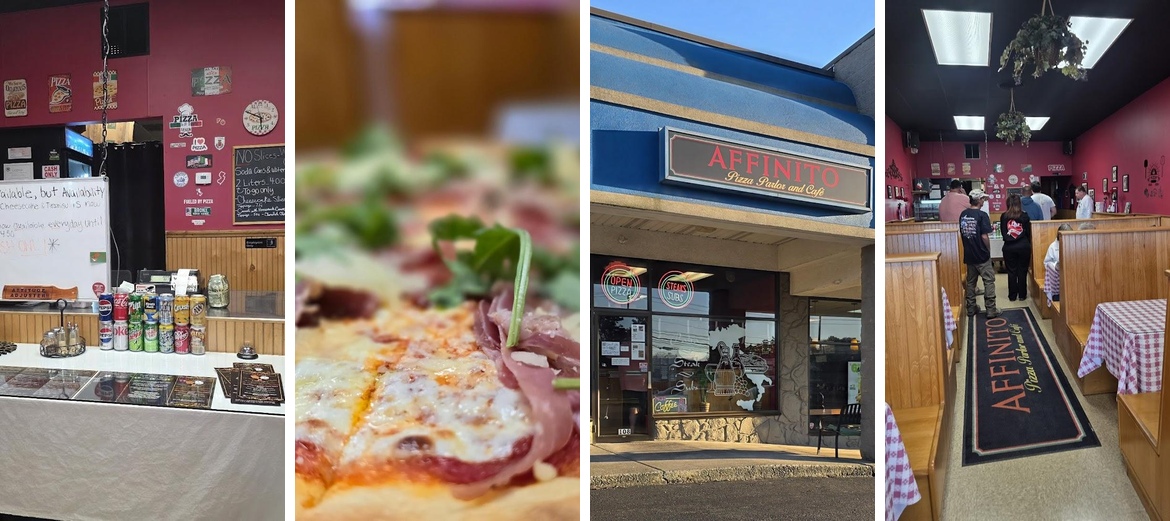 AFFINITO Pizza Parlor and Cafe Menu