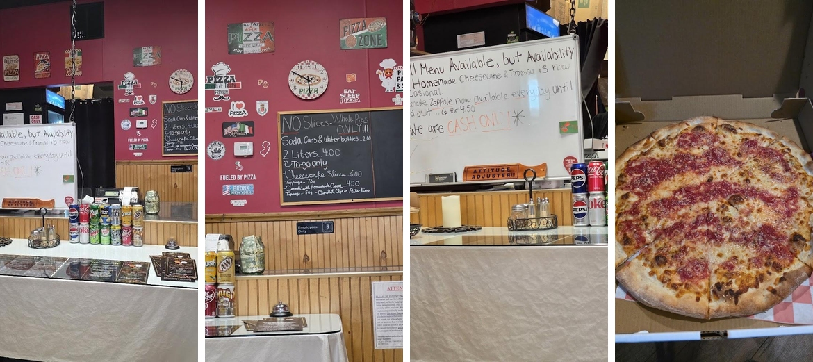 AFFINITO Pizza Parlor and Cafe Menu