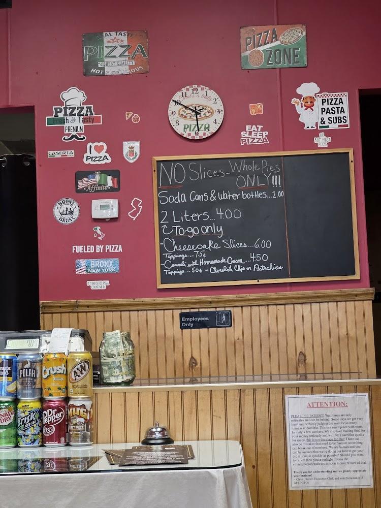 AFFINITO Pizza Parlor and Cafe Menu image 1