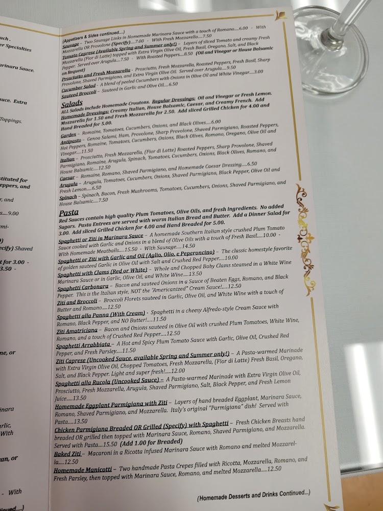 AFFINITO Pizza Parlor and Cafe Menu image 3